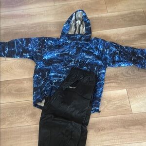 Men's Blue Raincoat